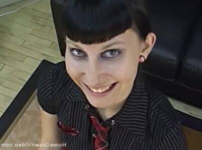 Pierced and Perky Goth Big Dick - sunporno.com