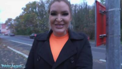 Public Agent Alexxa Vice Big Tits And Leather Trousers - pornoxo.com